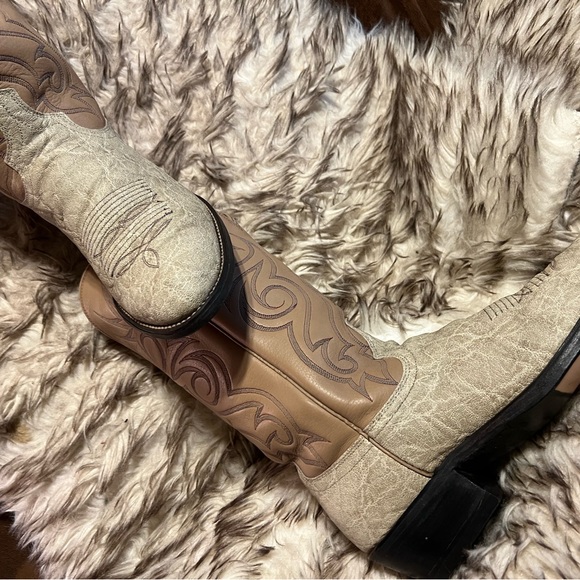 Dan Post Men's Western Boots - Tan and Cream - Picture 13 of 16